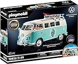 Playmobil 70826 Volkswagen T1 Camping Bus, Furgone Azzurro da Surfista, Edizione Speciale per Fan e Collezionisti, 5-99 Anni