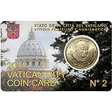 Moneta 50 Euro Cent Vaticano - Sua Santità Benedetto XVI, confezionata in Blister Originale di Zecca I.P.Z.S. per Conto dell Ufficio Filatelico e Numismatico dello Stato della Città del Vaticano.