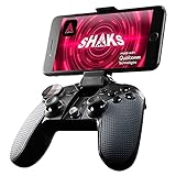 SHAKS S3b Mobile Game Controller per Android, Windows, Macos, iOS, X-Cloud, Stadia, GeForce - Bluetooth Gamepad wireless, alimentato da Qualcomm, 8 ore di autonomia. Mapping App