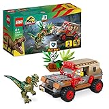 LEGO Jurassic Park L’Agguato del Dilofosauro, Set con Dinosauro Giocattolo per Bambini e Bambine dai 6 Anni in su, con Minifigure e Jeep, Collezione 30° Anniversario 76958