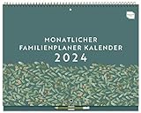 (in tedesco) ‘Monatlicher Familienplaner’ Boxclever Press calendario 2023 2024. Calendario da muro 2023 2024, 6 colonne. Planner mensile Set’23 - Dic’24. Calendario famiglia 2023 2024 con etichette.