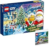 Lego City - Set da 2 pezzi, 60381 Lego City Calendario dell Avvento 2023 e 30588