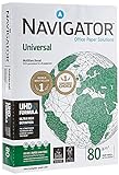 Navigator Universal Carta Premium per ufficio, Formato A4, 80 gr, 1 risma da 500 Fogli