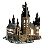 Mondo- Harry Potter Hogwarts Toys-Puzzle 3D Castello Collezione Potter-50 Pezzi, luci LED incluse-25622, Colore, Unica, 25622