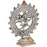 tempio o cruscotto dellauto in ottone Statua di Shiva Mahadev Purpledip 11755 piccola statua per casa 