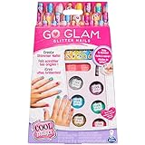 Cool Maker, Go Glam Glittery Nails, Kit Unghie Glitterate per 5 Manicure, per Bambine dagli 8 Anni