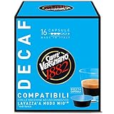 Caffè Vergnano 1882 Capsule Caffè Compatibili Lavazza A Modo Mio, Decaffeinato - 8 confezioni da 16 capsule (totale 128)