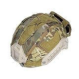 IDOGEAR House Tattico per Casco con Tasca Batteria NVG Casco Contrappeso per Fast Helmet Taglia M/L/XL Accessori Casco (Medium, Multi-camo)