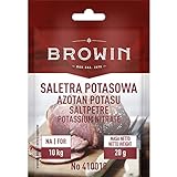 MultiDepot Browin 410010 Salnitro di potassio per salumi 20 g, per la conservazione della Carne, per 6 kg di Carne