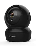 EZVIZ C6N Telecamera Wi-Fi Interno 1080p Videocamera Sorveglianza Interno Pan/Tilt/Zoom Compatibile con Alexa, Rotazione a 360°, Visione Notturna, Tracciamento del Movimento e Audio Bi-direzionale