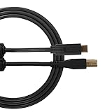 UDG GEAR U96001BL Cavo USB 2.0 (C-B) - Cavo USB 2.0 C a B ottimizzato audio ad alta velocità, nero, 1,5 metri