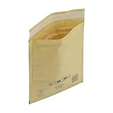 IMBALLAGGI 2000 - Buste Postali Imbottite Mail Lite Gold - 100 Pezzi 18x26 cm -Buste Imbottite per Spedizione - Buste con Pluriball Ideali per Spedire e Proteggere Oggetti