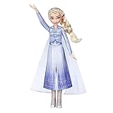 Disney - Frozen Elsa Cantante, Bambola che canta, indossa un vestito blu ispirato a Frozen 2, giocattolo per bambini e bambine dai 3 anni in su