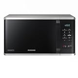 Samsung Forno a Microonde Grill, MG23K3513AS, Cottura Croccante, Quick Defrost, Microonde + Grill 800 W + 1100 W, 23 L, LxAxP: 49 x 27,5 x39 cm, Argento