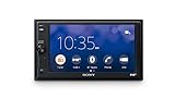 Sony XAV-AX1005DB - SintoMonitor 2DIN, Ricezione DAB/DAB+, Display da 6.4”, Apple CarPlay, Controllo Vocale, Bluetooth, Microfono Esterno Incluso, 4x55W, USB iPhone/iPod