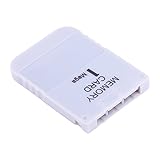 Memory Card, Memory Card Stick portatile bianco da 1 MB per Playstation 1 Un gioco per PS1 per Sony PS1