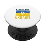 Sono con l"Ucraina Sono per l"Ucraina non mi arrendo mai PopSockets PopGrip Intercambiabile
