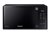 Samsung Forno a Microonde a libera installazione Cottura Essenziale, MS23K3513AK, Microonde 800 W, 23 L, 49l x 27,5h x 37p cm, Nero