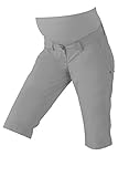 Christoff Bermuda Capri Jeans da Donna Moda Pantaloni Skinny Push/Slim Fit - Steel Grigio, 34