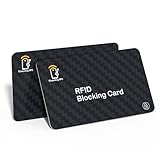 Timeskey NFC Carta di Blocco RFID Protezione RFID/NFC Anti Clonazione | Protezione Carte di Credito Contactless, Bancomat, Chiavi Auto ecc - 2 Pezzi