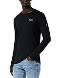Pepe Jeans Original Basic 2 Long N, T-Shirt Uomo, Nero (Black),XL