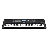 Yamaha Digital Keyboard PSR-E373 - Tastiera Digitale Portatile e Versatile, con 61 Tasti Dinamici Sensibili al Tocco e Suoni Strumentali di Alta Qualità, adatta per Principianti, Nero