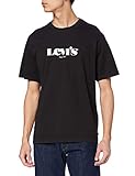 Levi s SS Relaxed Fit Tee T-Shirt, Mv Ssnl Logo Caviar, L Uomo