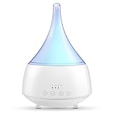 Diffusore di Oli Essenziali Aromi Aromaterapia 16 LED Colorati Diverse Ambiente Modalità 300ml Ultrasuoni Silenzioso Elettrico Ambienti