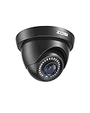 ZOSI 1080p Telecamera di sicurezza dome (Quadbrid 4-in-1 HD-CVI/TVI/AHD / 960H Analog CVBS) Telecamera CCTV di sorveglianza per esterni/interni Visione notturna IR da 65 piedi