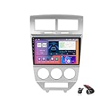 DLYAXFG Android 10.0 Autoradio 2 DIN Stereo 1 DIN Carplay per Dodge Caliber 2007-2014 Car Tablet Android 10 Pollici Schermo MP5 Lettore Multimediale Receiver GPS Traker con 4G WiFi DSP SWC,M100S