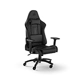 Corsair TC100 Relaxed-Rivestimento in Similpelle Gaming Chair, Nero