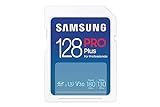 Samsung Memorie PRO Plus Scheda SD da 128 GB, UHS-I U3, Fino a 180 MB/s (MB-SD128S/EU)