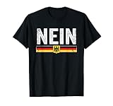 Oktoberfest Nein Shirt Vintage Germany Flag Maglietta