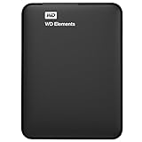 WD Elements Portable 3.0 HDD Esterno, 3.50 Pollici, USB 3.0, 1000 GB, Compatibilità Mac, Nero