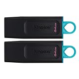 Kingston DataTraveler Exodia DTX/64GB-2P Flash Drive USB 3.2 Gen 1 - con cappuccio protettivo e anello portachiavi in colori multipli
