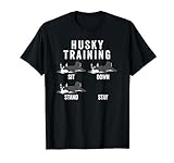 Husky Siberiano Training Cane Maglietta