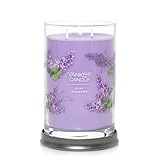 Yankee Candle - Candela grande con fragranza a forma di fiori di lilla, colore: Lilla