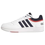 adidas Hoops 3.0 Low Classic Vintage Shoes, SHOES - LOW (NON FOOTBALL) Uomo, ftwr white/legend ink/vivid red, 42 2/3 EU