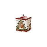 Villeroy & Boch - Christmas Toys, Pacchetto quadrato, Bambini, 17 x 17 x 21,5cm, Porcellana, multicolore