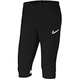Nike Academy 21 3/4 Knit (Youth), Pants Unisex Adulto, Nero/Bianco, S