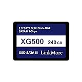 LinkMore XG500 240 GB SATA III da 2,5" (6Gb/s) SSD interno, unità a stato solido, fino a 500 MB/s per Latop e Pc