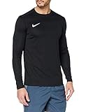 Nike M Nk Dry Park VII JSY LS, T-Shirt A Manica Lunga Uomo, Black/White, L