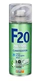 Faren F20, Spray Igienizzante per Climatizzatori Casa e Auto, Azione Pulente, Contro Batteri, Soluzione Alcolica Balsamica, 400ml