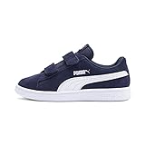 PUMA Unisex Kids  Fashion Shoes SMASH V2 SD V PS Trainers & Sneakers, Azul/Blanco, 33