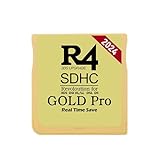 per 3DS DSL XL/LL 2024 R4 Adattatore SD-HC Scheda di Gioco Scheda Digitale Burner Flashcard- Gaming Accessori Portatile (Oro)