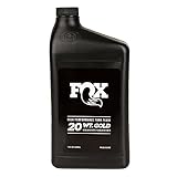 Fox Racing Shox, Oil: AM, Fox 20 WT Gold, 32 oz Unisex Adulto, Nero, 20wt. T22238