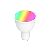 Woox Smart Lamp Spotlight, Lampadina a LED con attacco GU10, multicolore RGB + bianco 2700K, potenza 4.5W, funziona con Amazon Alexa e Google Home