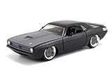 1972 Plymouth Barracuda [Jada 97206], "Fast and Furious", Nero, 1:32 Die Cast