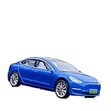 HYSG Modello in Scala per Tesla Model 3 Modello di Auto in Lega Modellino in Metallo Veicolo Giocattolo Modello di Auto Alta Simulazione di Luci Sonore Regalo Giocattolo per Bambini 1:32 (Color : 3)