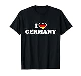 Bandiera "I Love Germany" Maglietta